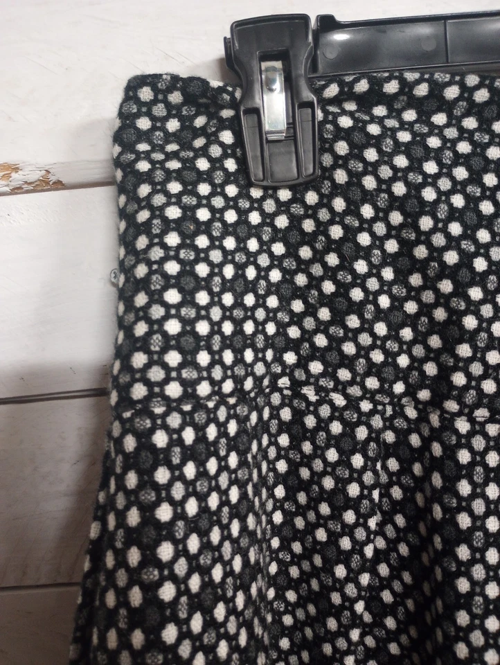 Lux Skirt Women's Juniors Size 5 Fit-Flared Acrylic/Wool Blend Tweed Zip Skirt - Изображение 3 из 4