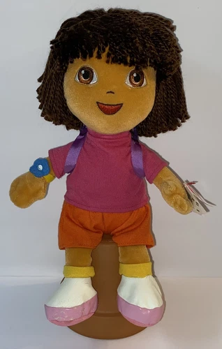 Y2K 2006 Dora The Explorer TY BEANIE BUDDY 12" Plush Toy Doll Retired w/tags VTG