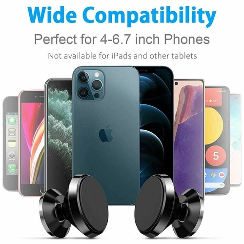 Super Magnetic Car Mount 360 Degree Dashboard Holder For Cell Phone Universal - Picture 6 of 9