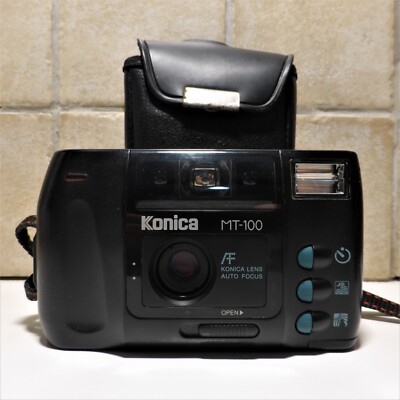 KONICA MT100 Analoge Kompaktkamera Vintage AF Point&Shoot funktionsfähig