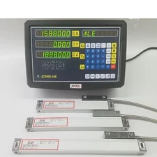 3 AXIS DIGITAL DISPLAY READOUT DRO FOR MILL LATHE MACHINE AND 3 LINEAR SCAL lxe