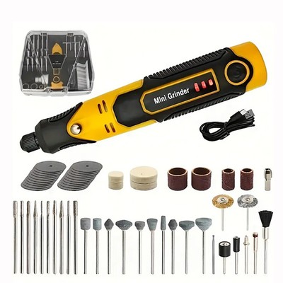 Mini Grinder Rotary Tool Polishing Drill Kit Variable Speed w/53pcs Accessories