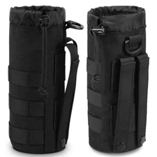 Tactical Molle Military Water Bottle Pouch for Outdoor Camping Hiking Backpack
