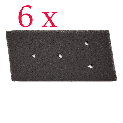 6x HX-Filter für Bauknecht für Whirlpool Privileg 481010716911 Schwammfilter Kit