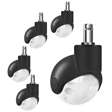 2" Ball Caster Wheels,  360 Degree Rotation Universal Ball Casters with Nylon Co