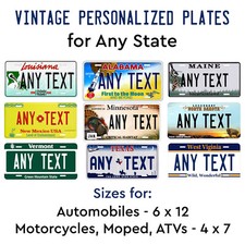 Personalize Custom License Plate Tag for Any ...