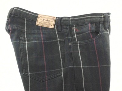 Polo RALPH LAUREN Plaid Jeans Varick 