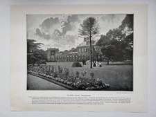 Old Vintage Print 1899 Queens England Orleans House Twickenham