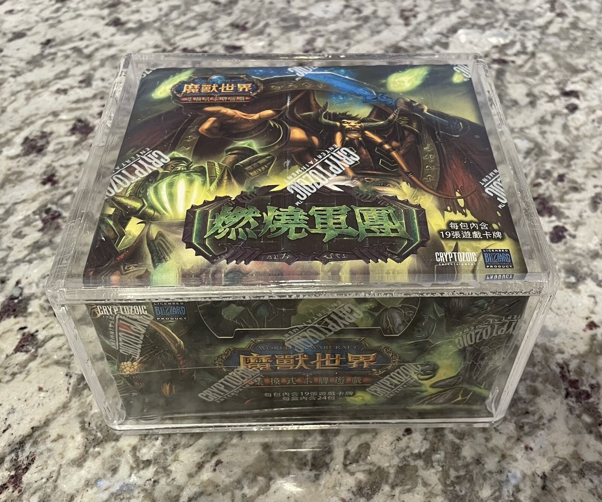 WOW March Of The Legion Booster Box Factory Sealed with Protective Case.  Chinese | eBay