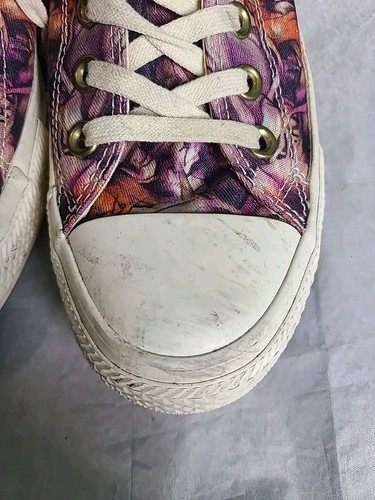 Converse Chuck Taylor All Star Colorful Floral Shoes Sneakers Women’s Size 9 - Picture 6 of 12