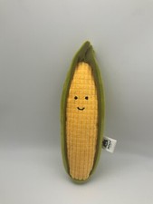 Jellycat Vivacious Vegtable Sweetcorn soft plush toy-NO TAGS preowned cute