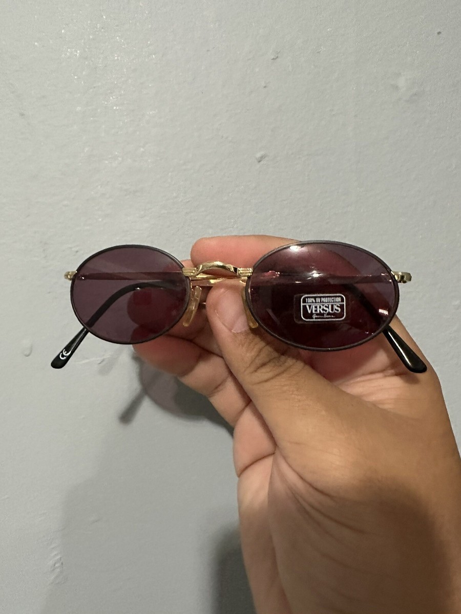 Versace 90sサングラス ヴィンテージ ケース付き VERSACE 90S ヴィンテージ ロゴ サングラス ユニセックス