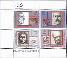 Albania 2009 MNH Mi 3300/03 Malarze albańskich przodków - Kompletny zestaw