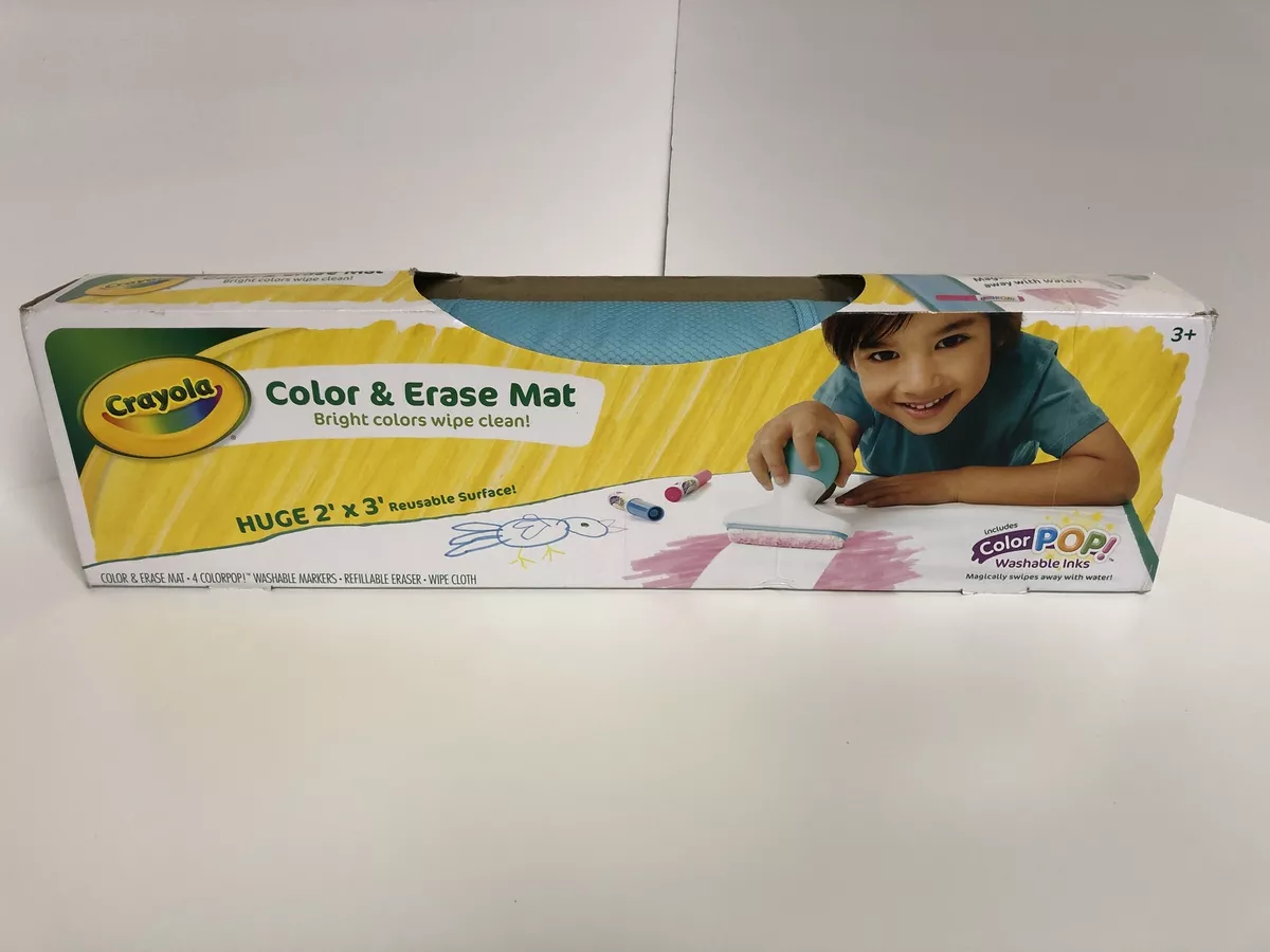 Crayola Reusable Color Erase Mat Travel Coloring Kit Children