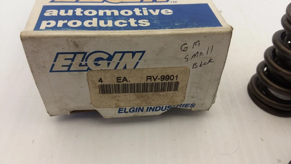 ELGIN RV-9901 VALVE SPRING GM SMALL BLACK BOX OF 4 NIB - Image 4 of 4