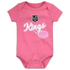 Outerstuff NHL Infant (12M-24M) Sacramento Kings Team Goals Creeper, Pink