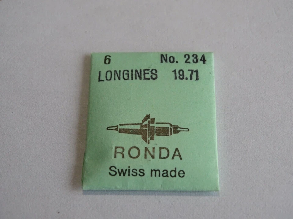 RONDA PIECE HORLOGERIE 1 AXE DE BALANCIER POUR MONTRE LONGINES 19.71
