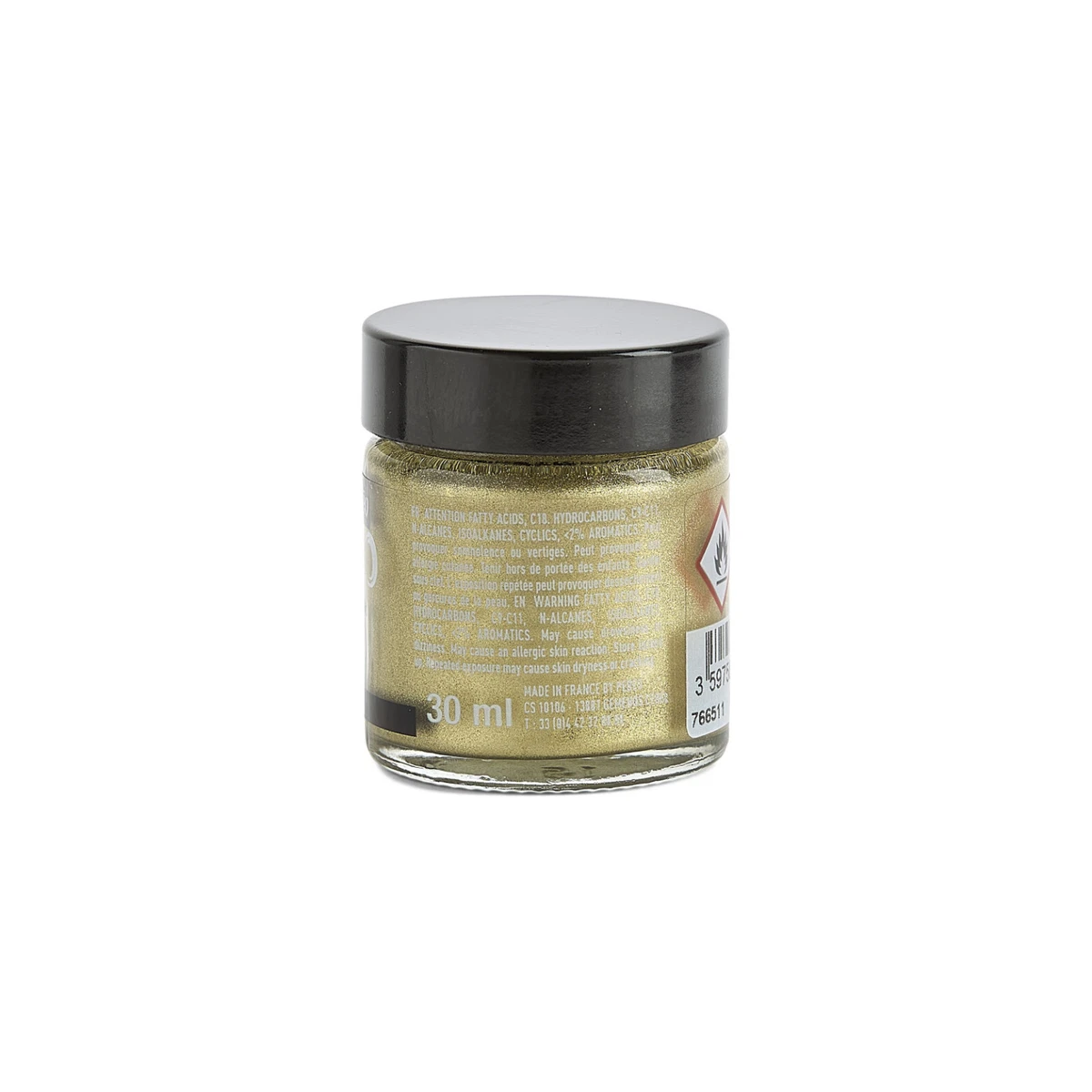 Líquido dorado Pebeo Gedeo 30 ml laca metálica hoja dorada 2 colores toda superficie