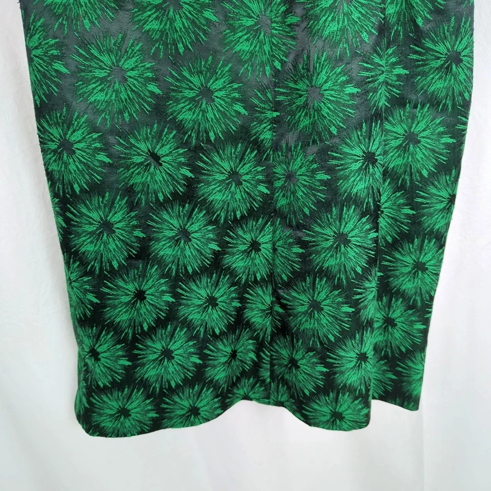 Vintage Suzy Perette Brocade Dress X Small Green - Изображение 4 из 4