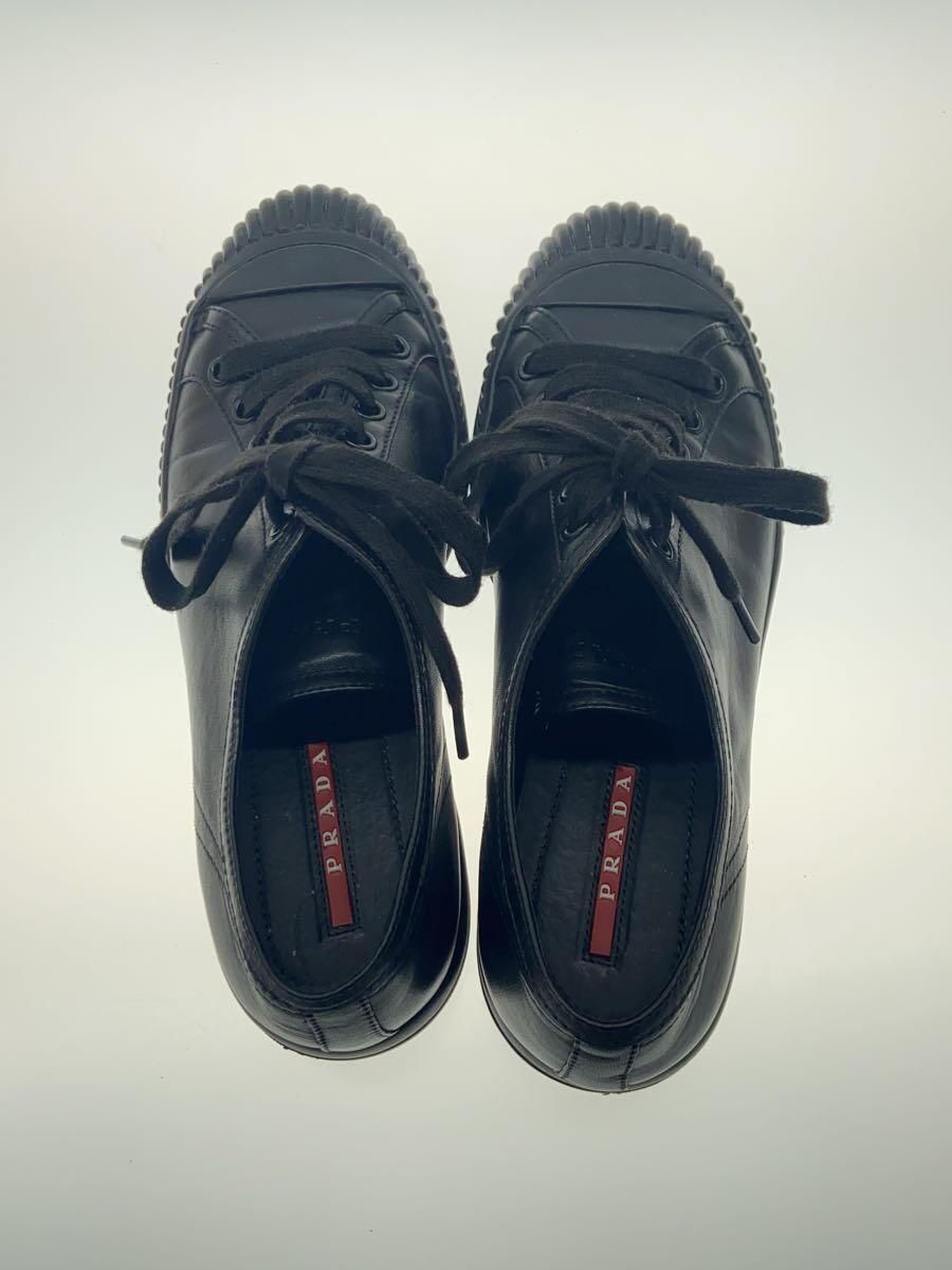 PRADA SPORT LOW TOP SNEAKERS 37.5 Black LEATHER 3E 5918 Used PRADA SPORT LOW TOP SNEAKERS 37.5 Black LEATHER 3E 5918 Used