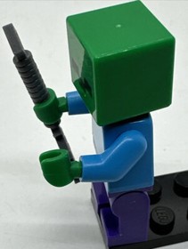 Lego Minecraft Zombie Minifigure (min010 from set 21113, 21166, 21240)