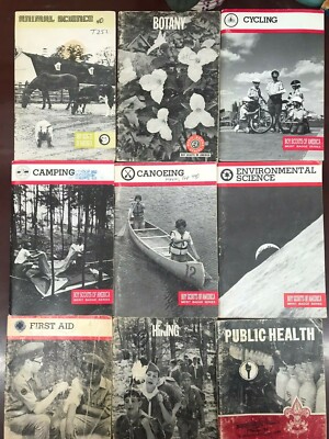 Vintage Boy Scouts Troop Activities Den Leader & Merit Arrow BSA Cub  Lot of 10