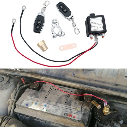 Remote Control 12V Car Battery Isolator Disconnect Cut Off Switch