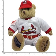 St. Louis Cardinals Cooperstown Collection Mark McGwire 25 Plush 12" Bear-10831