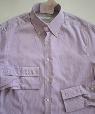      650 Auth BRUNELLO CUCINELLI 100 COTTON Button-Down SLIM-FIT DRESS Shirt S