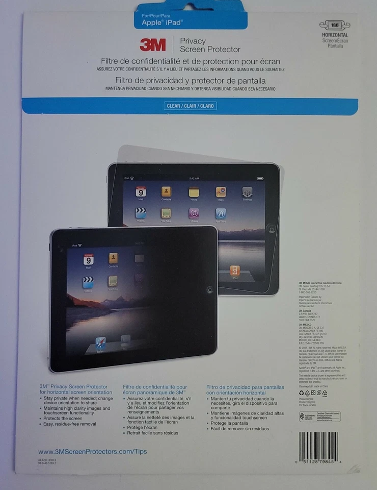 3M Privacy Screen Protector Apple iPad. - Image 3 of 4