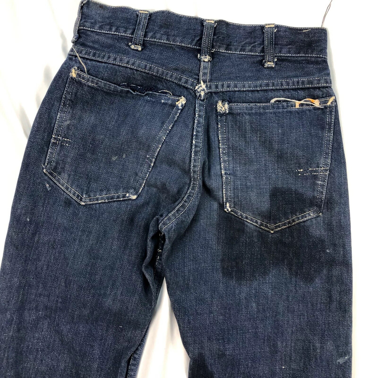 1950s Vintage Jc Penny Foremost Denim Jeans 25x28 Small | eBay