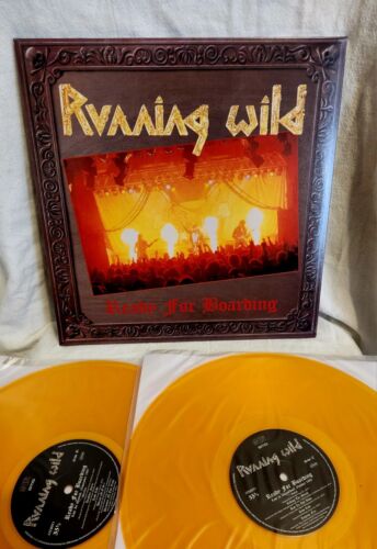 Ready For Boarding by Running Wild Vinyl Orange 2LP Blind Guardian, Helloween