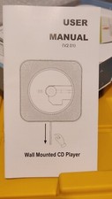 Cd Player Bluetooth With Built-in Speakers Wall Mount CD Player With Fm Radio