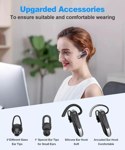 Link Dream Bluetooth Słuchawki Bezprzewodowe CVC - 8.0 Zestaw słuchawkowy do telefonu komórkowego Dual Mic - Zdjęcie 2 z 4