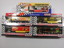 Lot Of 5 Matchbox Super Star Transporters NASCAR s 17, 8, 44, 92, 42 NIB