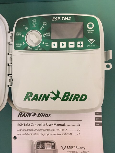 Rain bird esp-tm2 manual watering