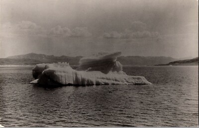 RPPC Iceberg, Possibly Iceland or Greenland c1950s Vintage Postcard P46