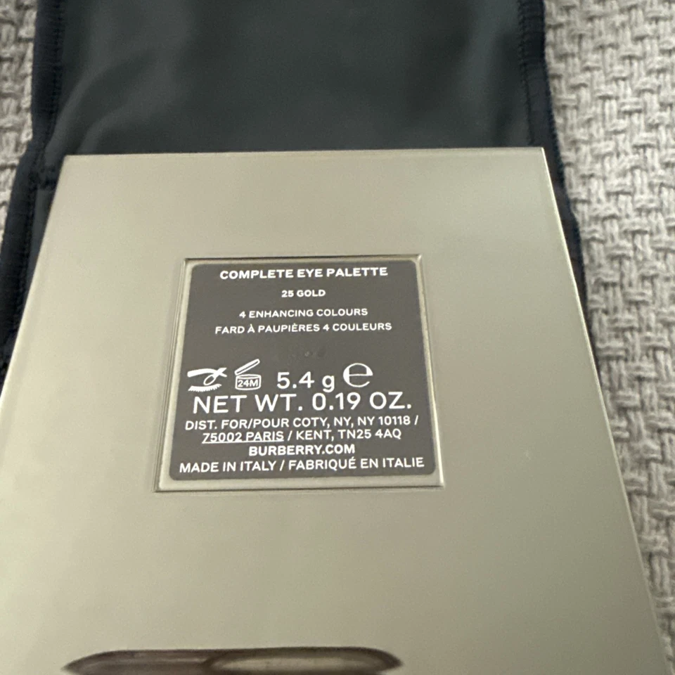 Burberry Complete Eye Palette 4 Enhancing Colours 5.4g #GOLD SHIMMER No. 28 NIB - Image 3 of 4