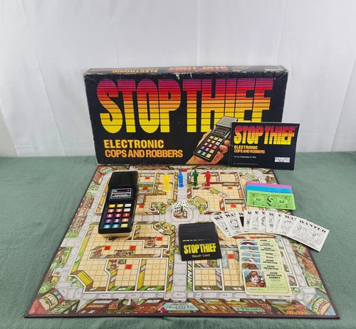 Vintage STOP THIEF Electronic Cops And Robbers Board Game Parker Brothers 1979