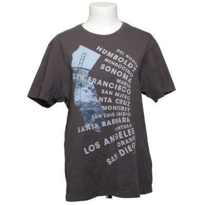 s.Oliver, Langarmshirt, Größe: L, Grau, Print, Herren #YMj