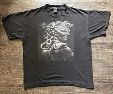 Vintage 1997 Fashion Victim Daniel Ouellette Horror Medusa Art Horror Shirt 🔥