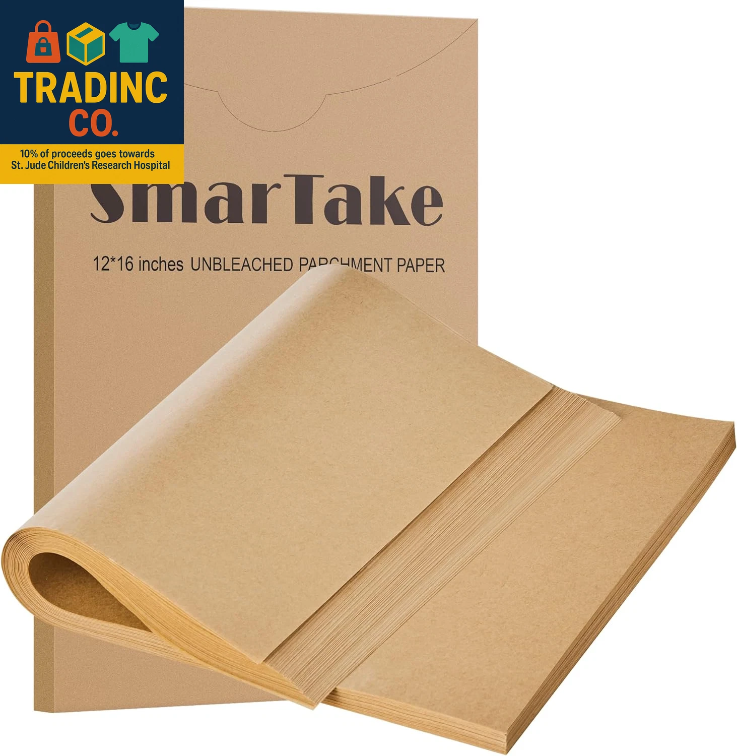 200 Pcs Parchment Paper Baking Sheets, 12X16 Inches Non-Stick Precut Baking Parc