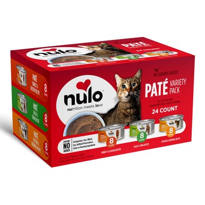 Freestyle Grain-Free Cat & Kitten Wet Pate Canned Food with 5 High Animal-Bas...