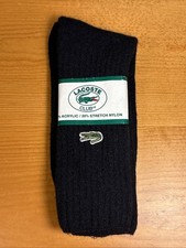 RARE Vintage 80s Lacoste Sport Men s Crew Socks Izod Golf Tennis New Deadstock