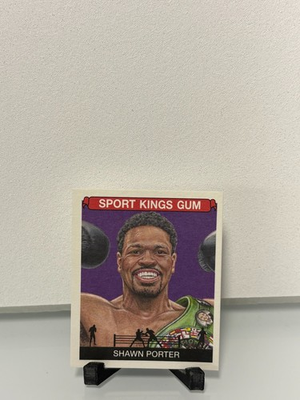 #ad 2020 Sport King Gum Shawn Porter No. 85 Mini Boxing $1.49