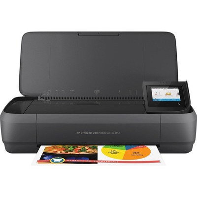 HP Officejet 250 Mobile ALL-IN-ONE Portable Printer/Copy/Scan Under 12K Pgs.*VGC