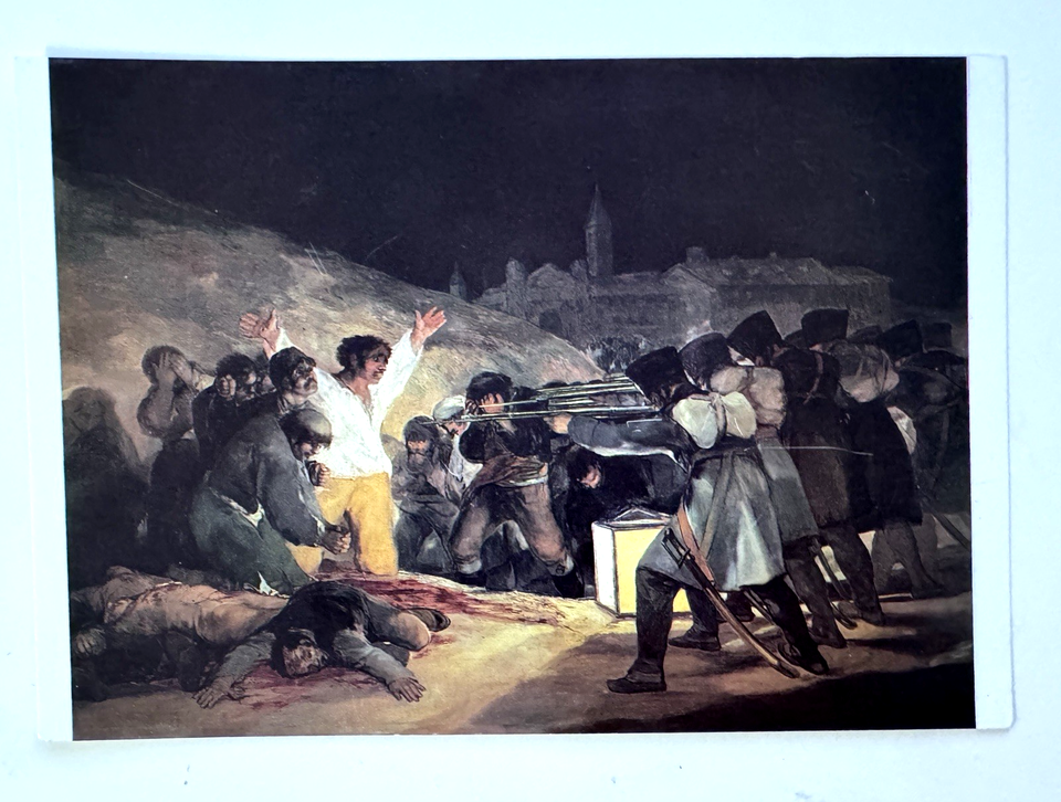 goya-the-third-of-may-1808-art-postcard-museo-del-prado-madrid-no-749