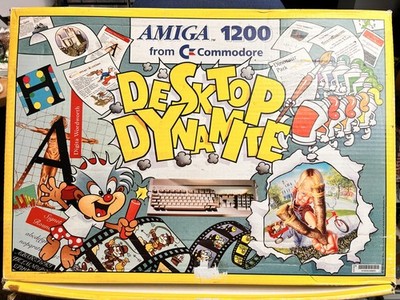 Amiga 1200 Desktop Dynamite Pack, 250MB HDD mit Apollo / Magnum 68030, boxed.