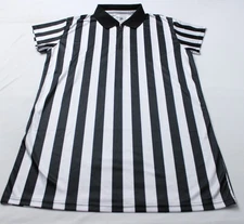 Murray Sporting Goods Women's Collared Referee Shirt AC2 White/Black Large 