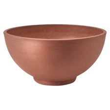 Arcadia Garden Products PSW K40TC Simplicity Bowl, 16 by 8-Inch, Terra Cotta